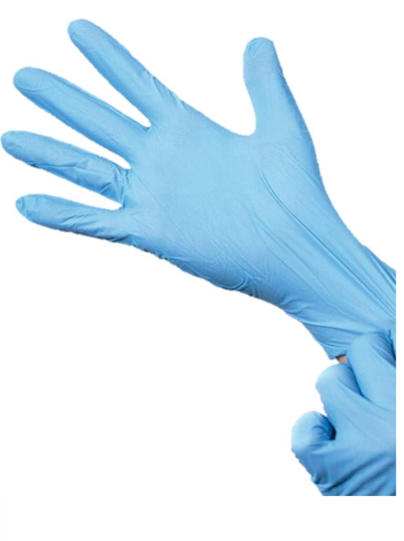 Guante de Nitrilo Desechable S/P tipo Cirujano