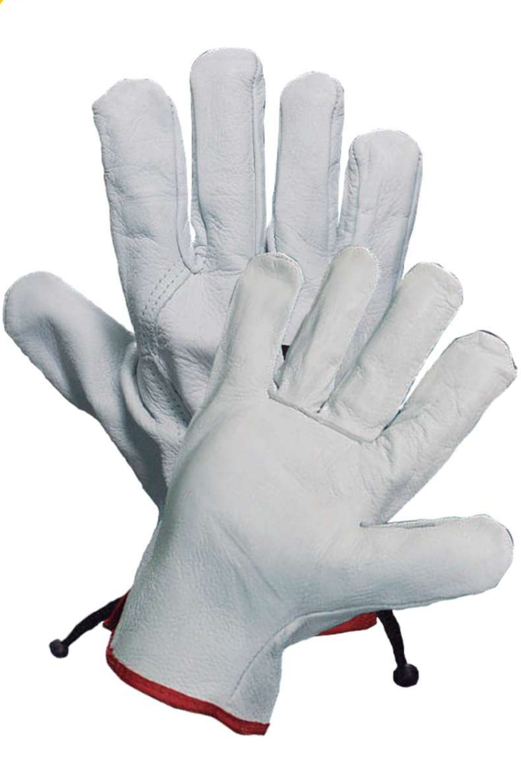 Guante de Piel de Res tipo Argonero c/Correa