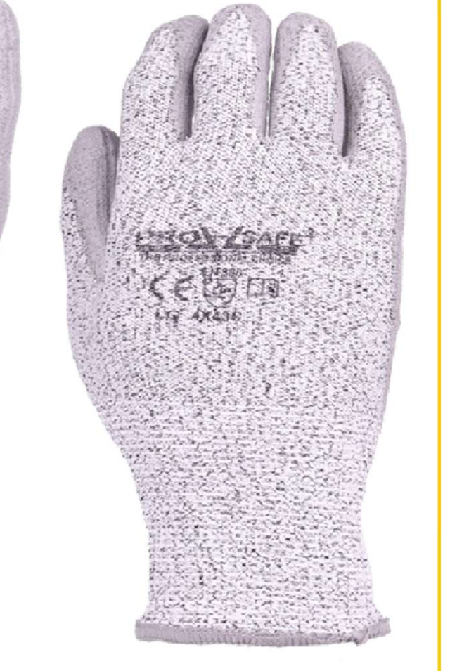 Guante Anticorte N5 Recubierto de Poliuretano