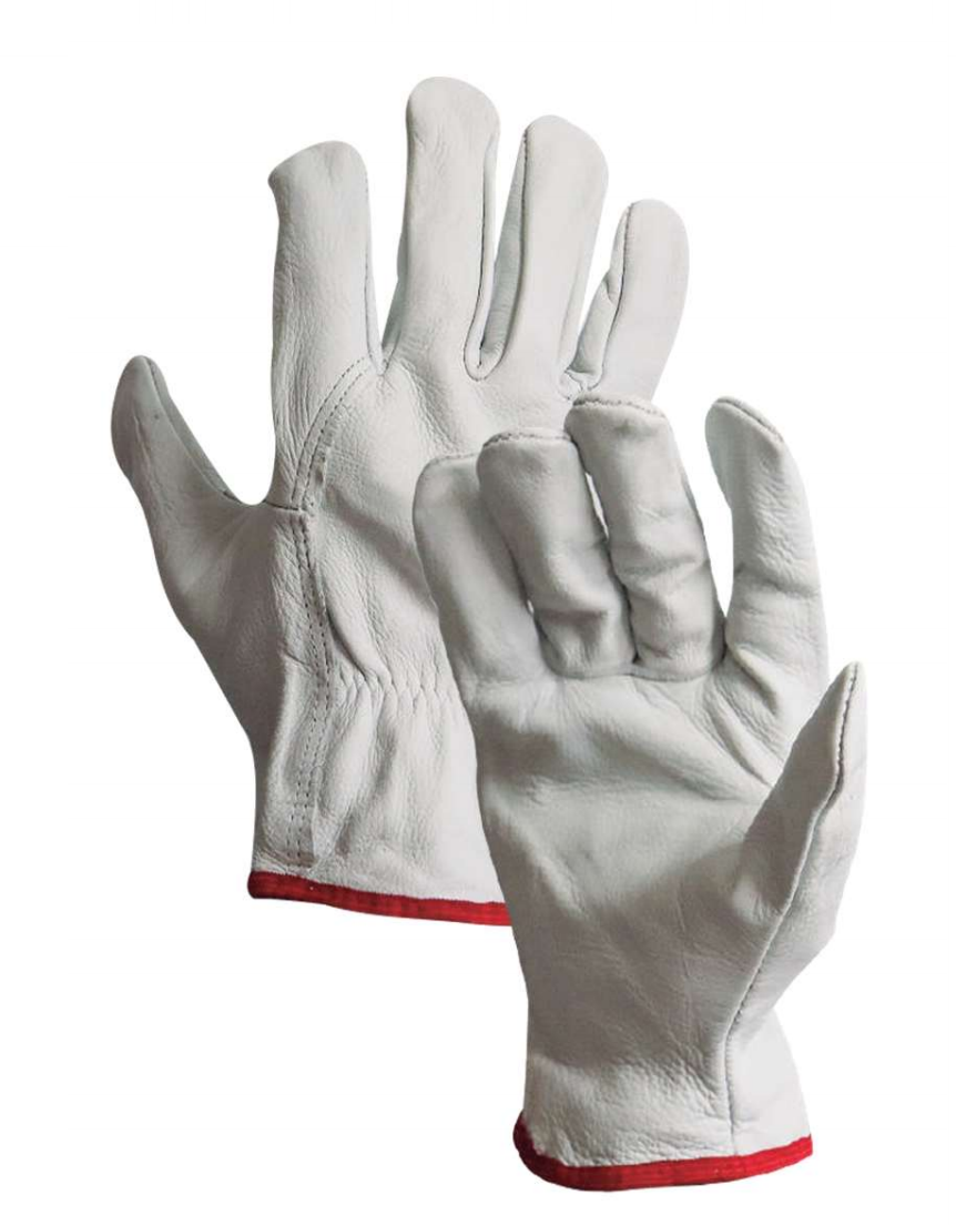 Guante de Piel de Res tipo Argonero c/Resorte
