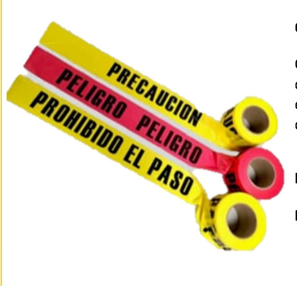 Cinta Delimitadora de 305 Mts